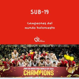 Cabecera sub-19 campeón mundo