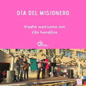 cabecera dia del misionero fiesta mexicana